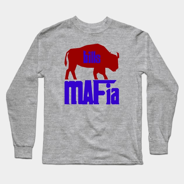 Bills Mafia Long Sleeve T-Shirt by BeeFest